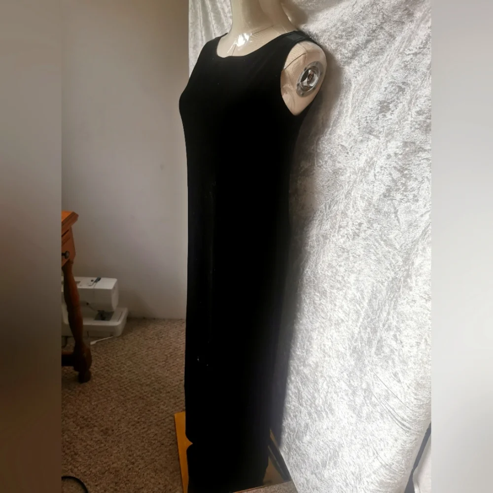 Velvet maxi dress vintage - Picture 1 of 2